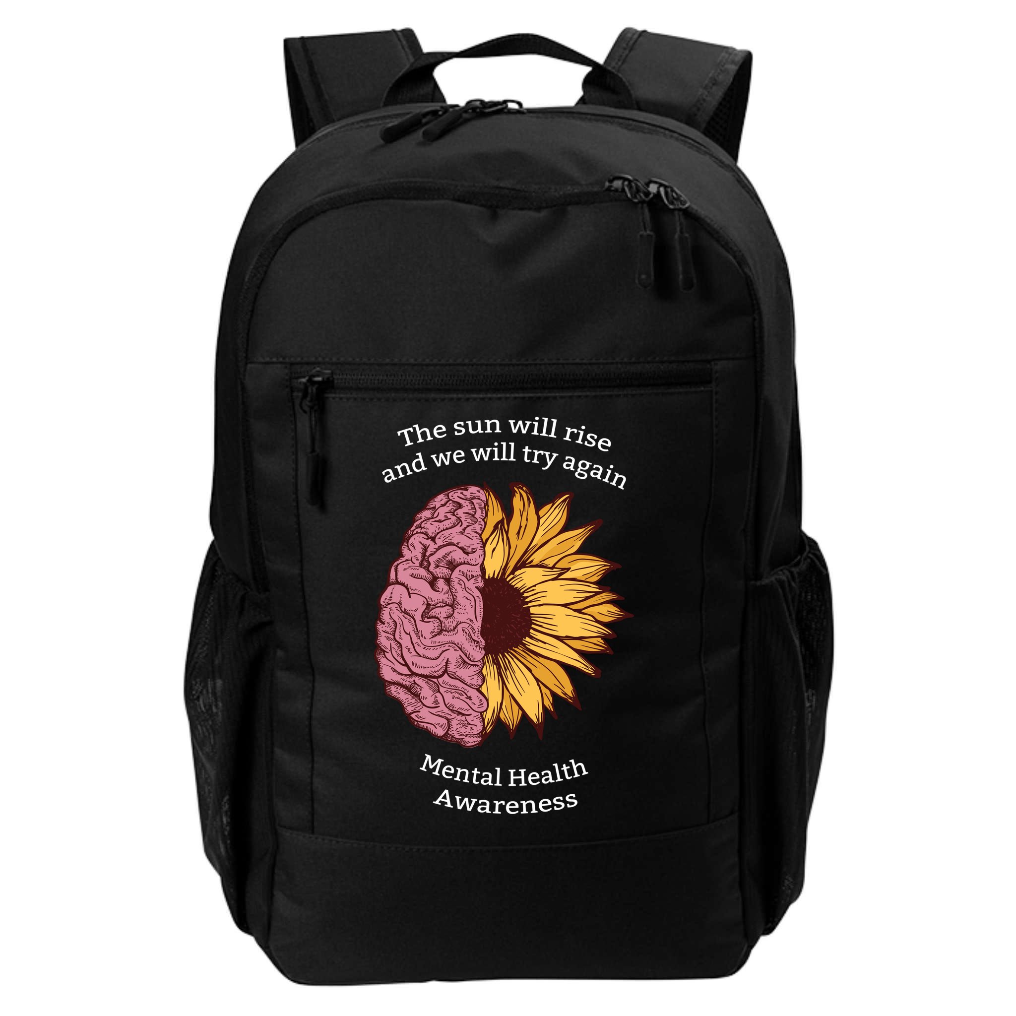Mental Health Awareness Sun Will Rise Backpack
