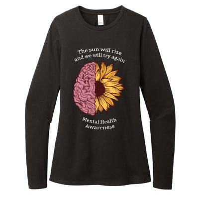 Mental Health Awareness Sun Will Rise Womens CVC Long Sleeve Shirt