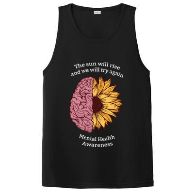 Mental Health Awareness Sun Will Rise PosiCharge Competitor Tank