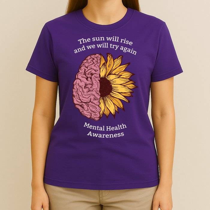 Mental Health Awareness Sun Will Rise T-Shirt