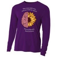 Mental Health Awareness Sun Will Rise Cooling Performance Long Sleeve Crew