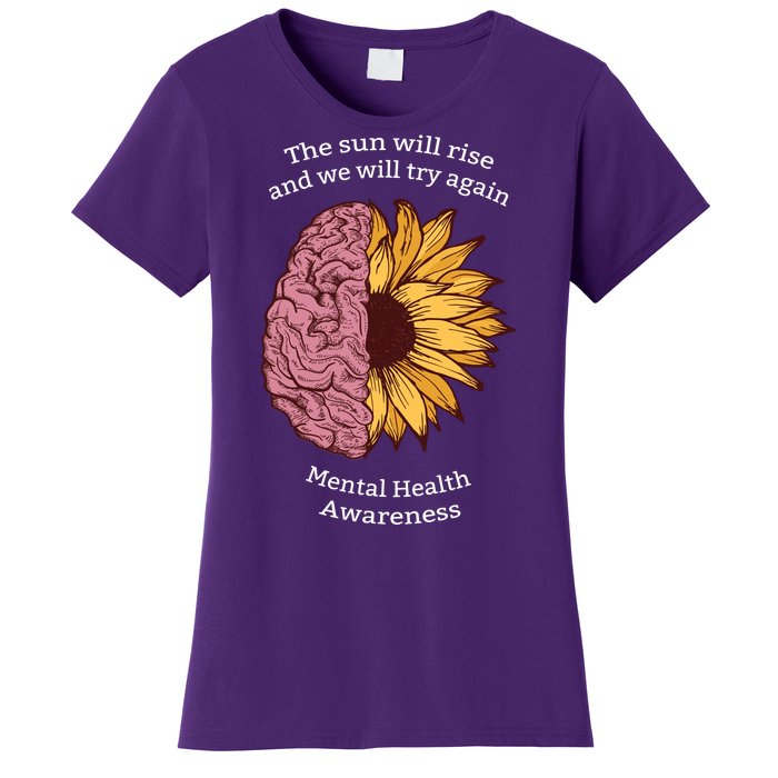 Mental Health Awareness Sun Will Rise Women's T-Shirt