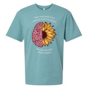 Mental Health Awareness Sun Will Rise Sueded Cloud Jersey T-Shirt