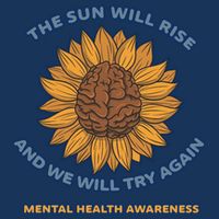 Mental Health Awareness Sunflower The Sun Will Rise Performance Shirt