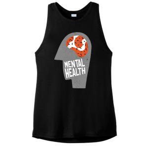 Mental Health Brain Ladies PosiCharge Tri-Blend Wicking Tank