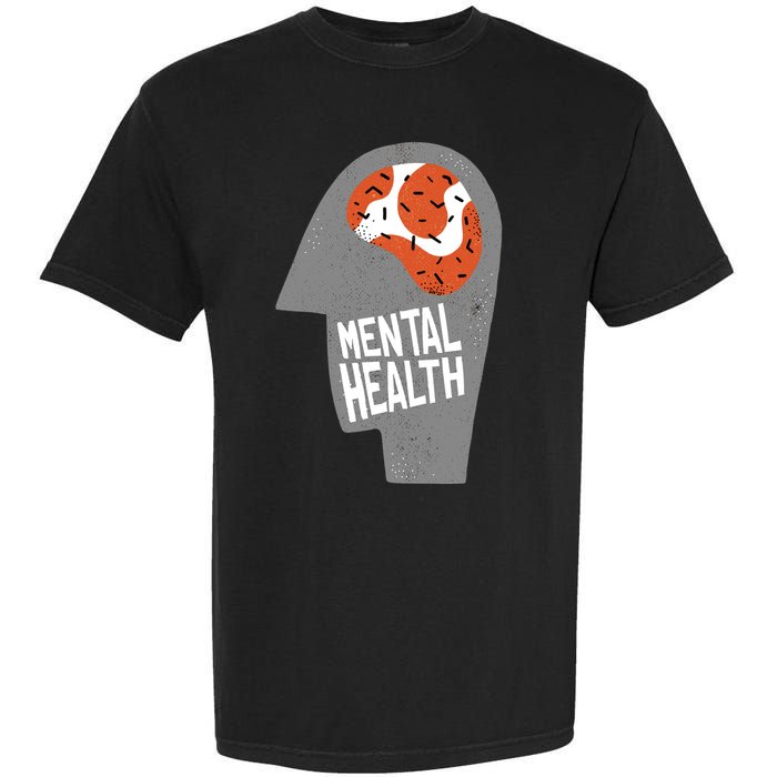 Mental Health Brain Garment-Dyed Heavyweight T-Shirt
