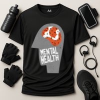 Mental Health Brain Cooling Performance Crew T-Shirt