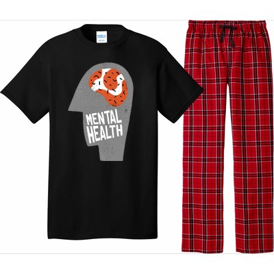 Mental Health Brain Pajama Set