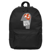 Mental Health Brain 16 in Basic Backpack