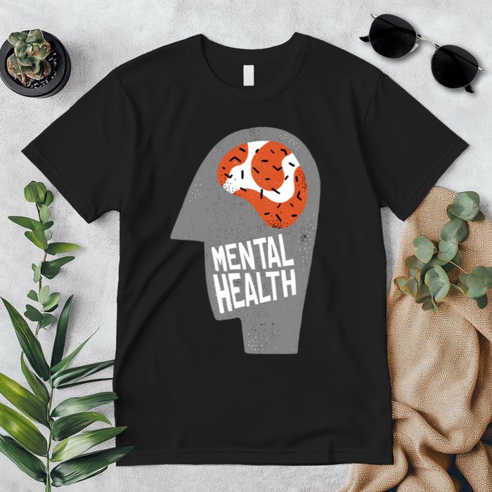 Mental Health Brain Premium T-Shirt