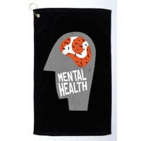 Mental Health Brain Golf Towel