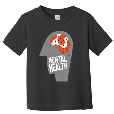 Mental Health Brain Toddler T-Shirt