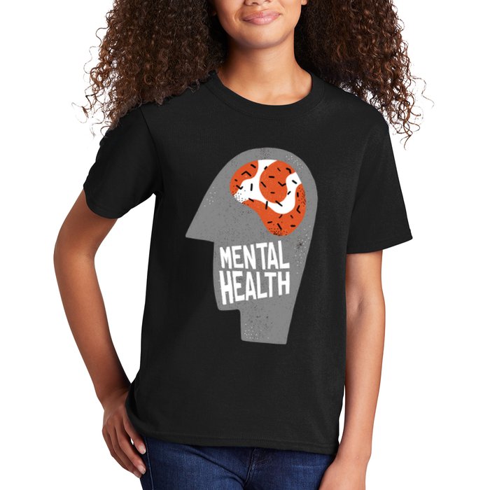 Mental Health Brain Kids T-Shirt