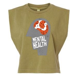 Mental Health Brain Garment-Dyed Women's Muscle Tee