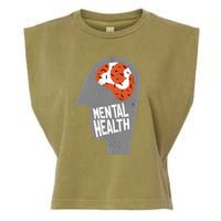 Mental Health Brain Garment-Dyed Women's Muscle Tee