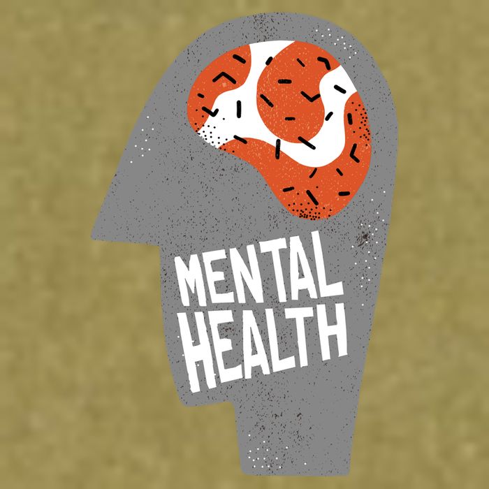 Mental Health Brain Garment-Dyed Women's Muscle Tee