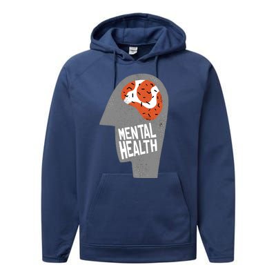 Mental Health Brain Performance Fleece Hoodie