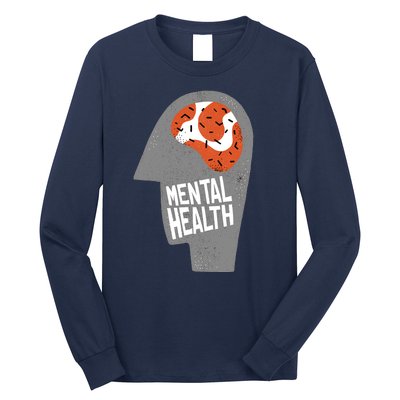 Mental Health Brain Long Sleeve Shirt