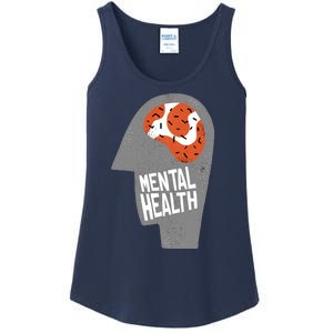 Mental Health Brain Ladies Essential Tank