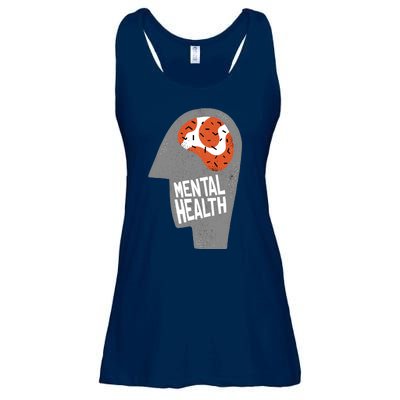 Mental Health Brain Ladies Essential Flowy Tank