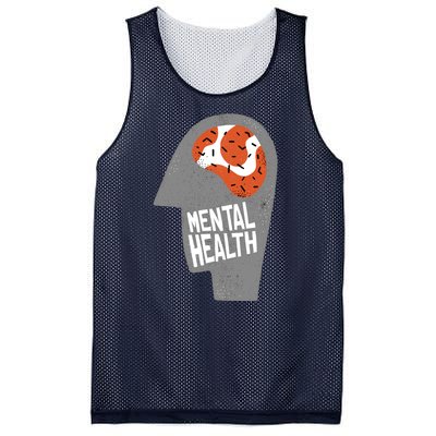 Mental Health Brain Mesh Reversible Basketball Jersey Tank