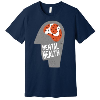 Mental Health Brain Premium T-Shirt