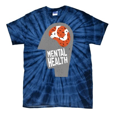 Mental Health Brain Tie-Dye T-Shirt