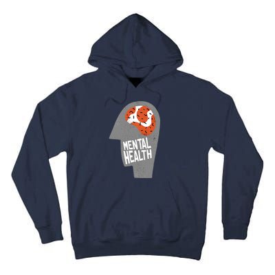 Mental Health Brain Tall Hoodie