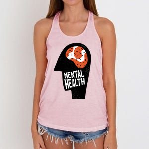 Mental Health Brain Women's Knotted Racerback Tank