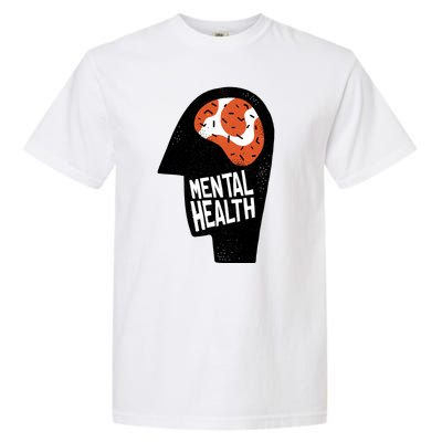 Mental Health Brain Garment-Dyed Heavyweight T-Shirt