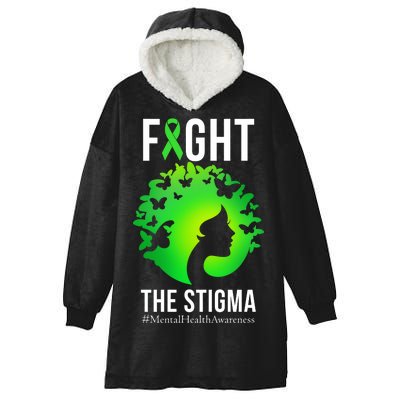 Mental Health Fight The Stigma Hooded Wearable Blanket