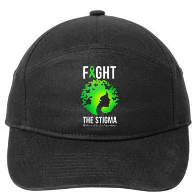 Mental Health Fight The Stigma 7-Panel Snapback Hat