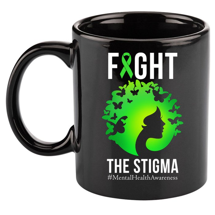 Mental Health Fight The Stigma 11oz C Handle Ceramic Mug