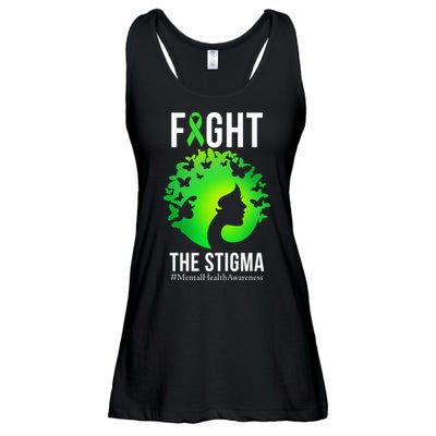 Mental Health Fight The Stigma Ladies Essential Flowy Tank