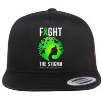 Mental Health Fight The Stigma Flat Bill Trucker Hat