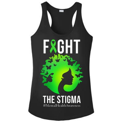 Mental Health Fight The Stigma Ladies PosiCharge Competitor Racerback Tank