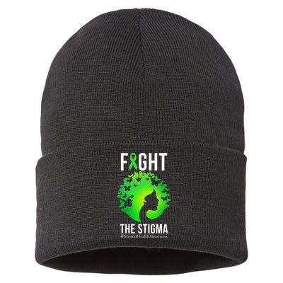 Mental Health Fight The Stigma Sustainable Knit Beanie