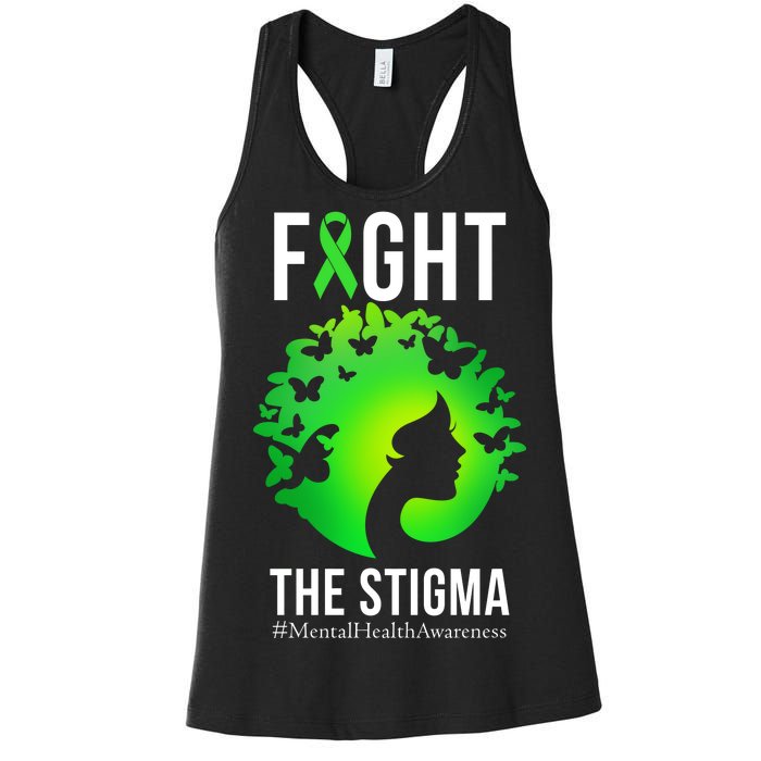 Mental Health Fight The Stigma Women's Racerback Tank