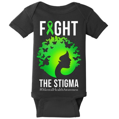 Mental Health Fight The Stigma Baby Bodysuit