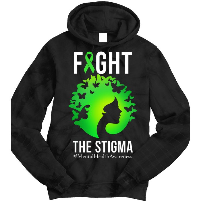 Mental Health Fight The Stigma Tie Dye Hoodie