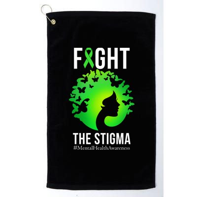 Mental Health Fight The Stigma Platinum Collection Golf Towel