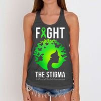 Mental Health Fight The Stigma Women's Knotted Racerback Tank