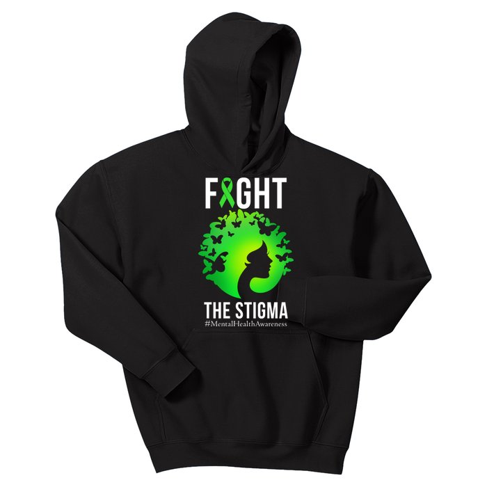 Mental Health Fight The Stigma Kids Hoodie