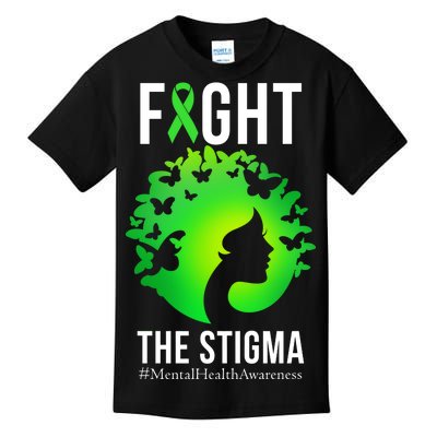 Mental Health Fight The Stigma Kids T-Shirt