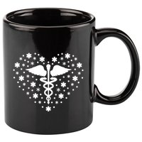 Mental Health Heart Symbol 11oz C Handle Ceramic Mug