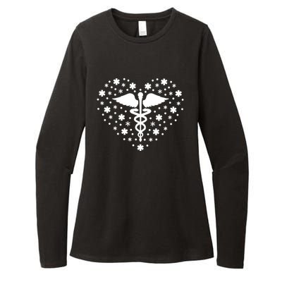 Mental Health Heart Symbol Womens CVC Long Sleeve Shirt