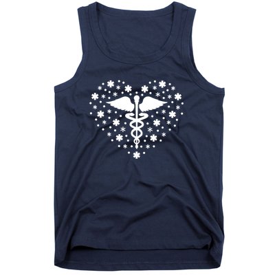 Mental Health Heart Symbol Tank Top