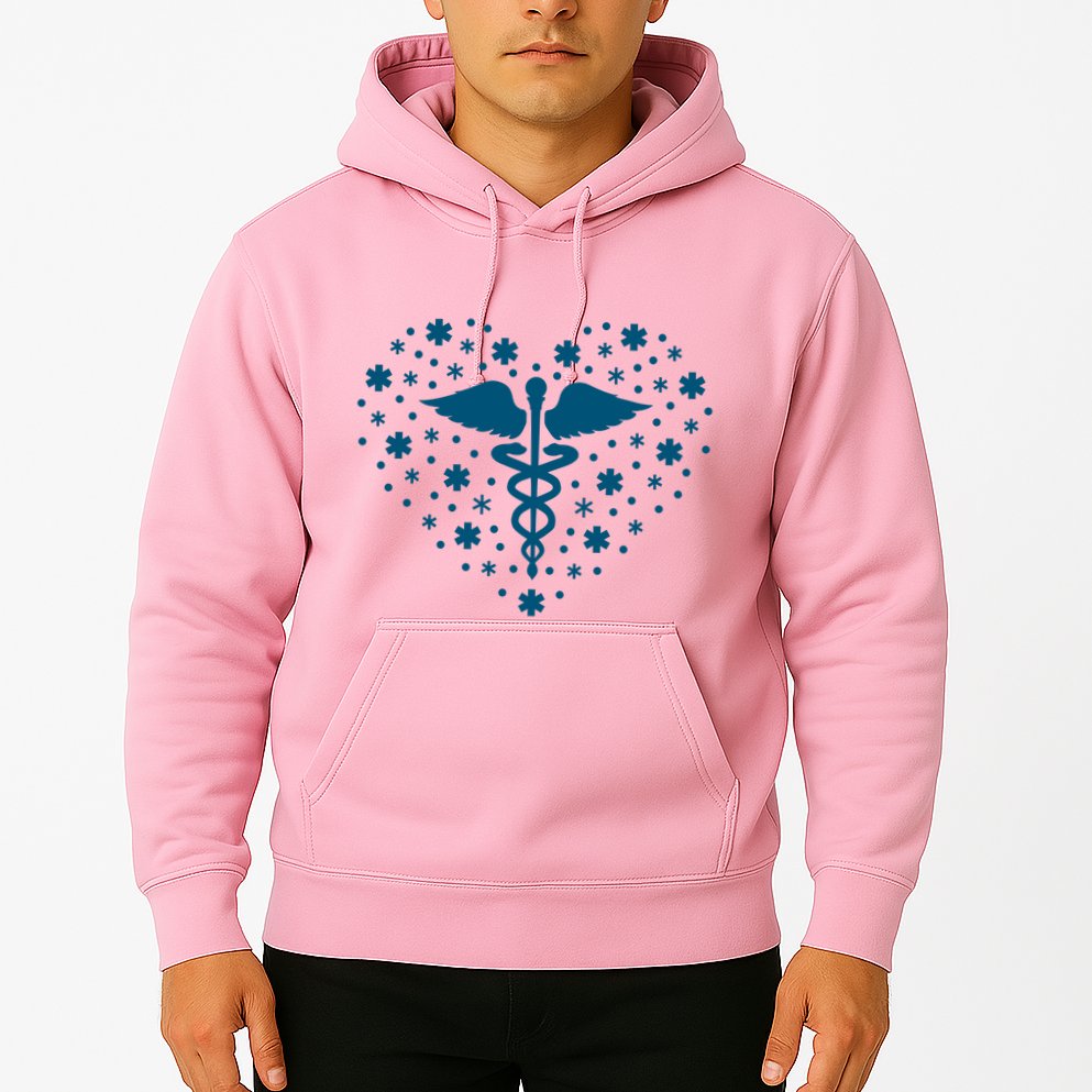 Mental Health Heart Symbol Hoodie