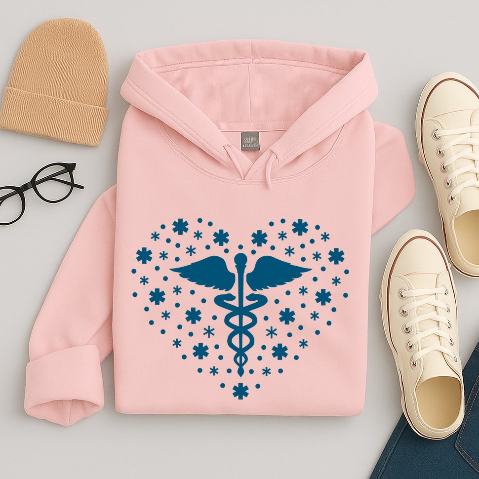Mental Health Heart Symbol Hoodie