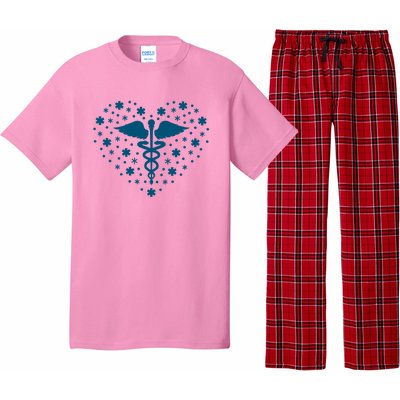 Mental Health Heart Symbol Pajama Set